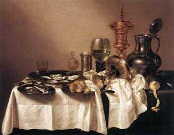 威廉 尅萊玆 海達 Still-life with Gilt Goblet